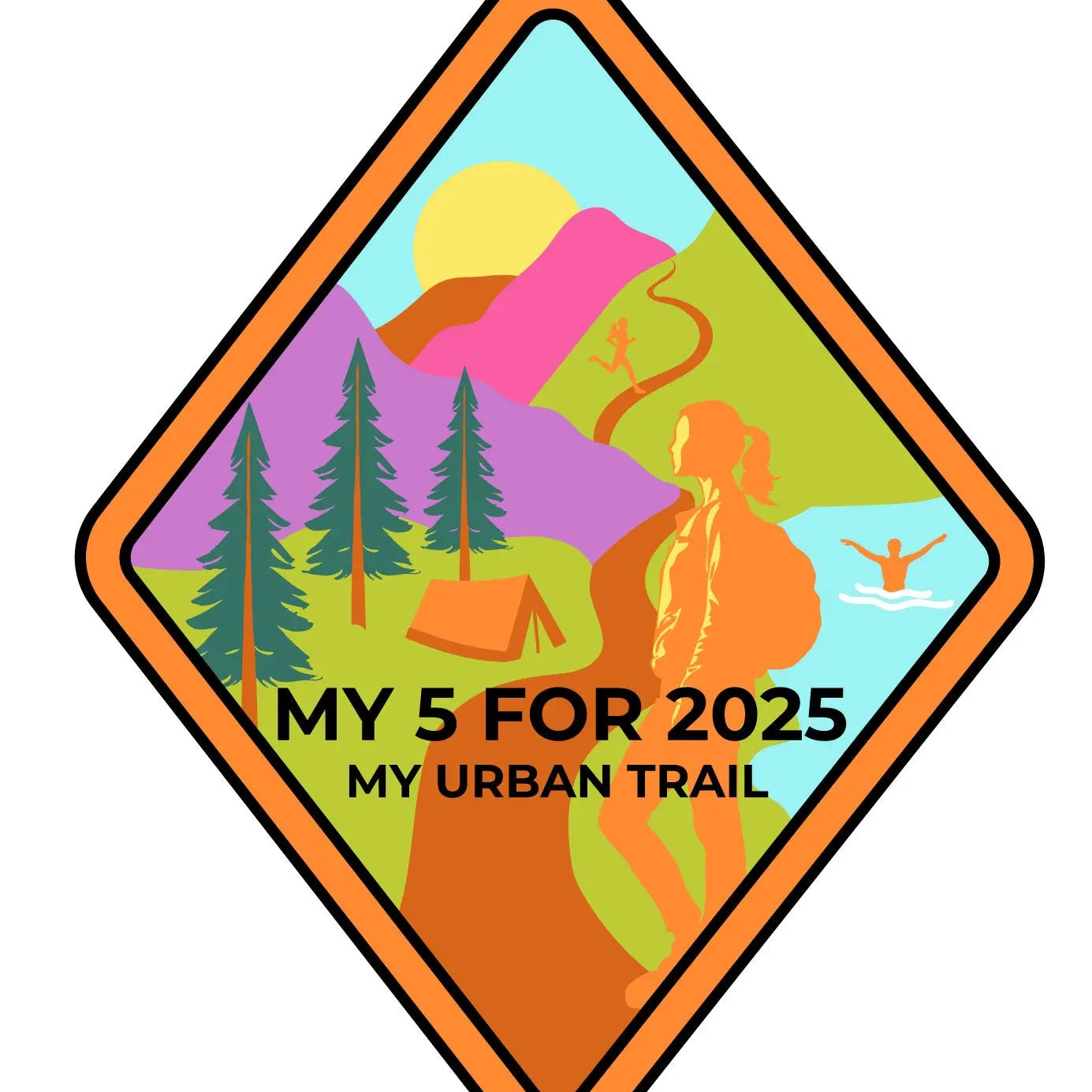 MY 5 FOR 2025; an outdoor challenge for everyone! My Urban Trail