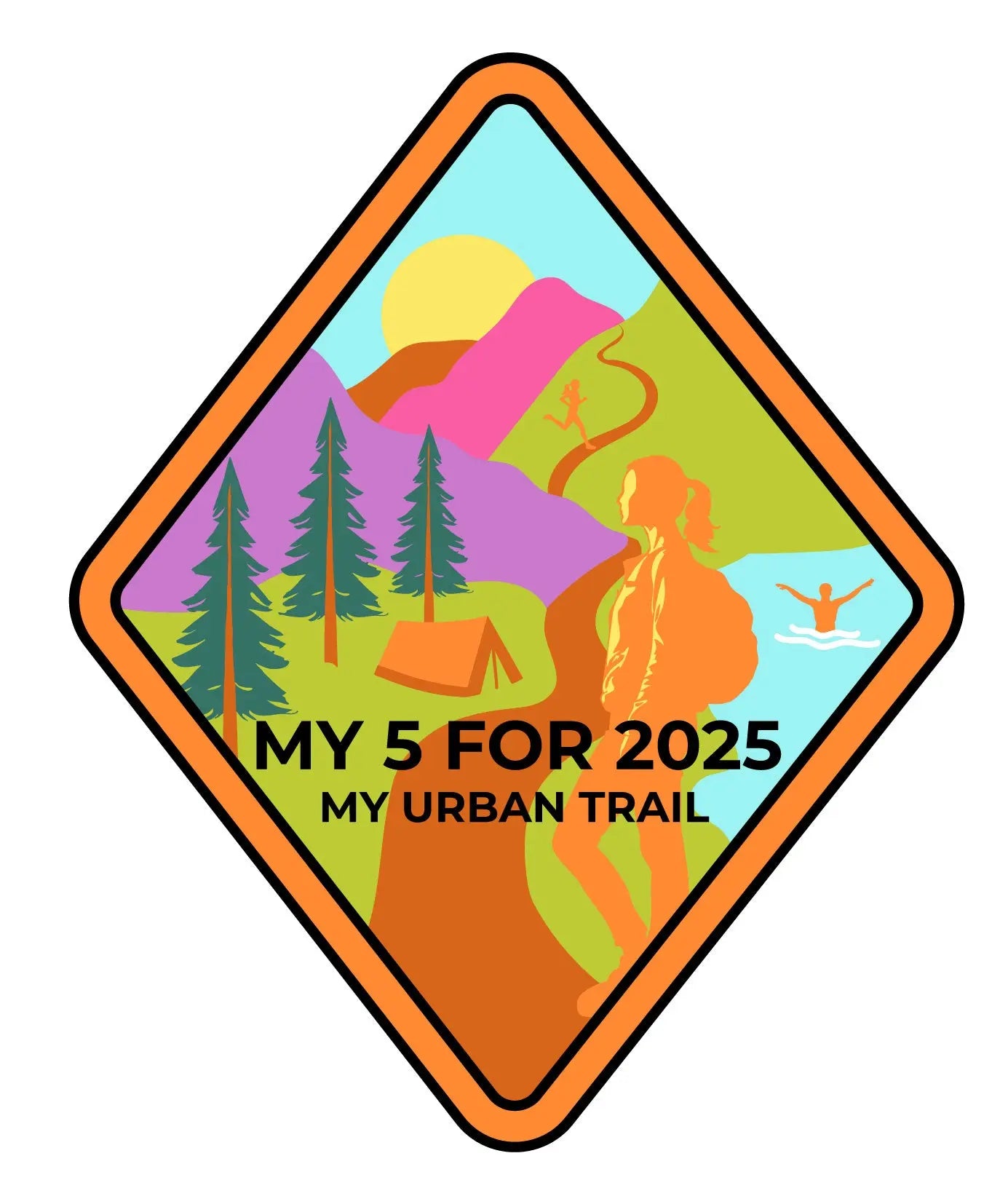 MY 5 FOR 2025; an outdoor challenge for everyone! My Urban Trail