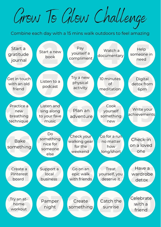 Blog - Grow To Glow Challenge