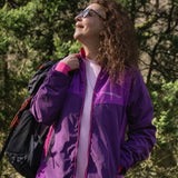 WANDERLUST Purple/Pink Packable Recycled Waterproof Jacket