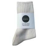 HIT THE ROAD Beige Hiking Socks