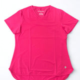 NEW FREEDOM Fuchsia Pink V-Neck Sports Top