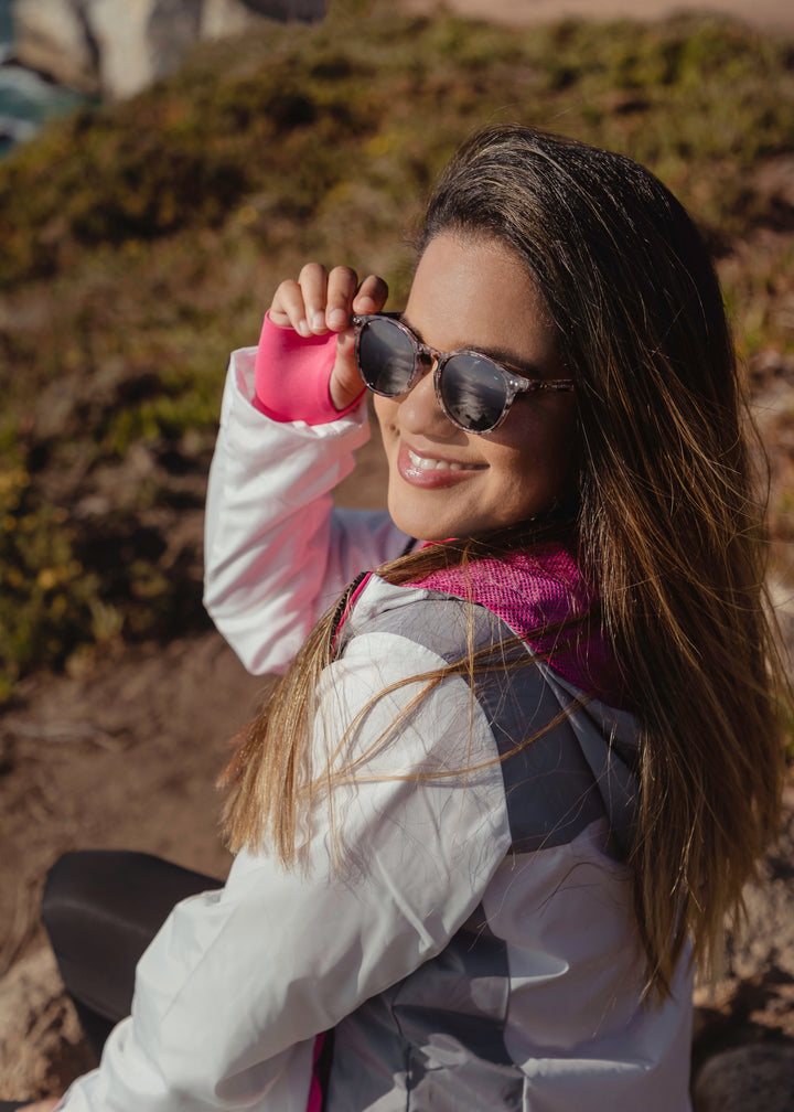 TRAILBLAZER Purple Printed Hiking Leggings