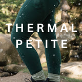 PETITE THERMAL TRAILBLAZER Forest Green Leggings