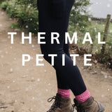 PETITE THERMAL TRAILBLAZER Black Leggings
