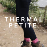 25'' PETITE THERMAL TRAILBLAZER Black Leggings