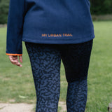 ESCAPE Navy/Orange Oversized Fleece