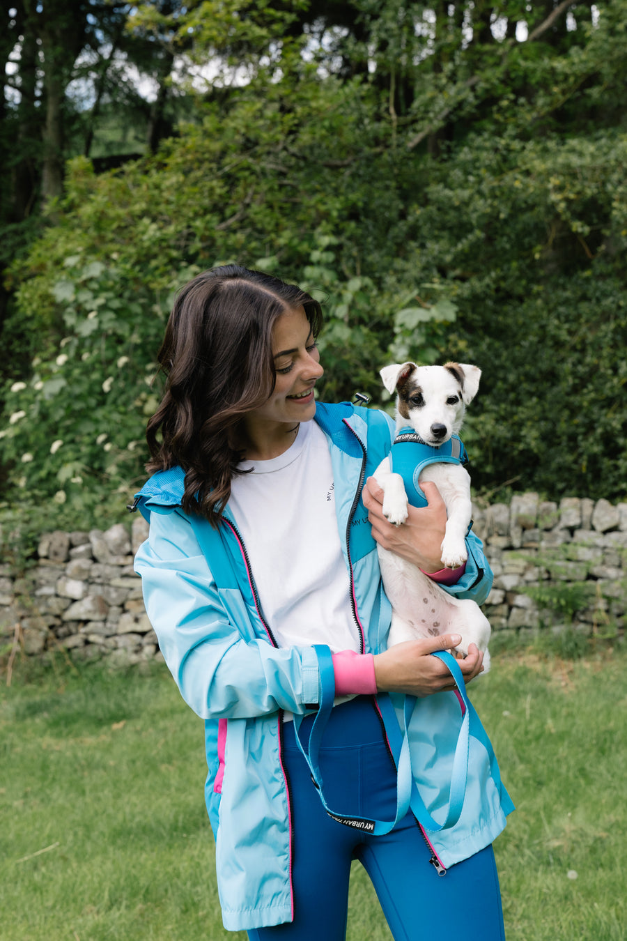WANDERLUST Two Tone Blue Waterproof Jacket