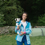 WILD THING Teal Adjustable Dog Harness