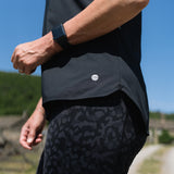 NEW FREEDOM Black V-Neck Sports Top