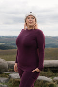 THERMAL Long Sleeve Plum Top