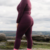 THERMAL TRAILBLAZER Plum Leggings