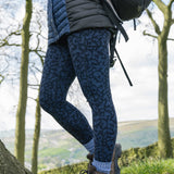 TRAILBLAZER Navy Printed Hiking Leggings