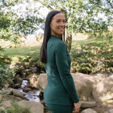 THERMAL Long Sleeve Forest Green Top