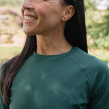 THERMAL Long Sleeve Forest Green Top