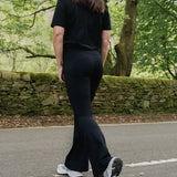 TALL FEEL GOOD Black Flared Leggings