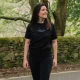 MY URBAN TRAIL Classic Slogan Black T-shirt