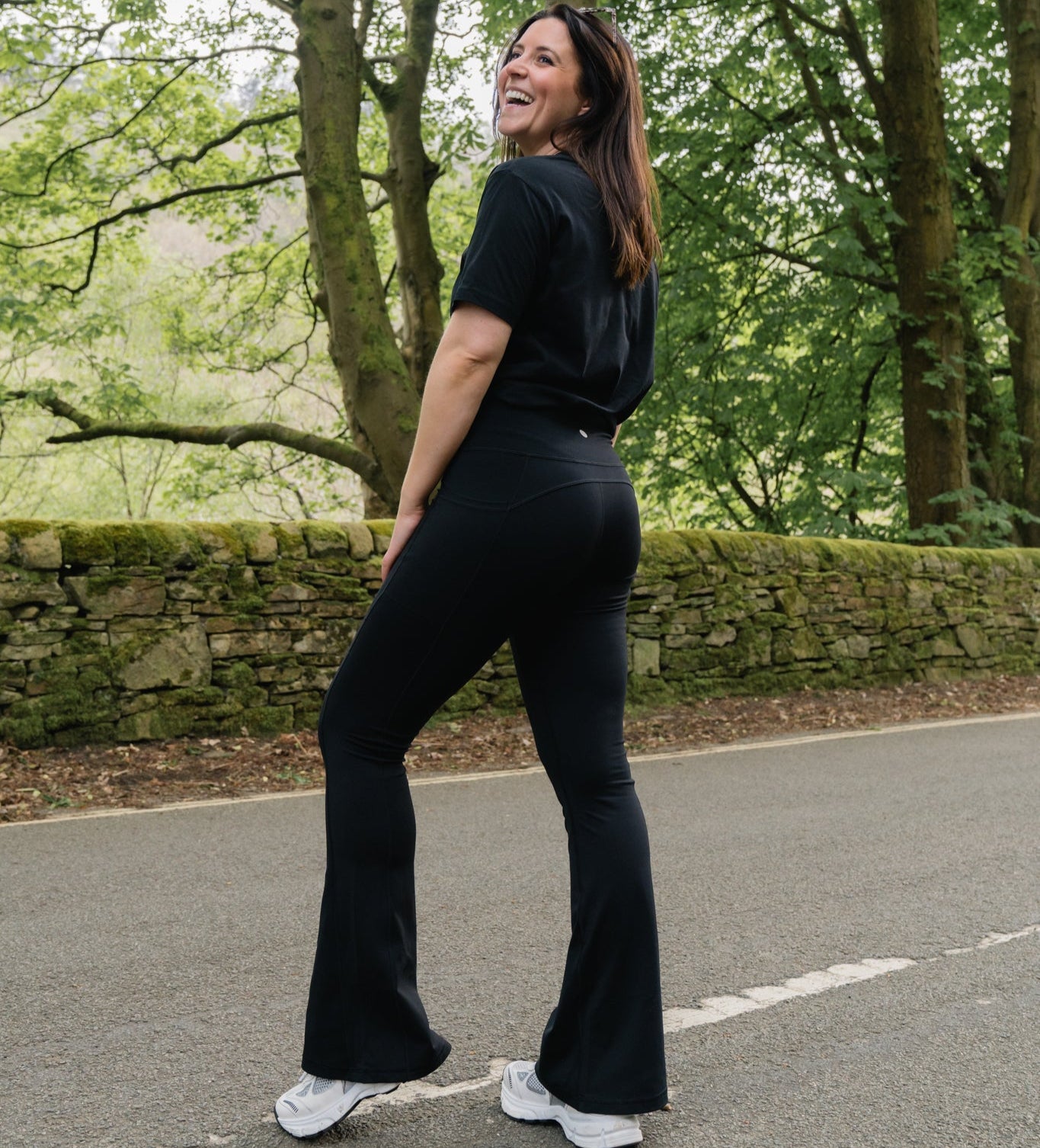 flare leggings reverse