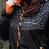 WANDERLUST Orange Print Recycled Waterproof Jacket