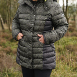 EXPLORE Khaki Print Silhouette Puffer Jacket