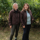 **PRE-ORDER** THE RAMBLER RECYCLED CHOCOLATE BORG ZIP THROUGH FLEECE
