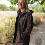 NEW SKYLINE Softshell Long-line Chocolate Coat