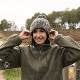 SO SNUG Khaki Bobble Hat