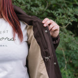 NEW SKYLINE Softshell Long-line Chocolate Coat