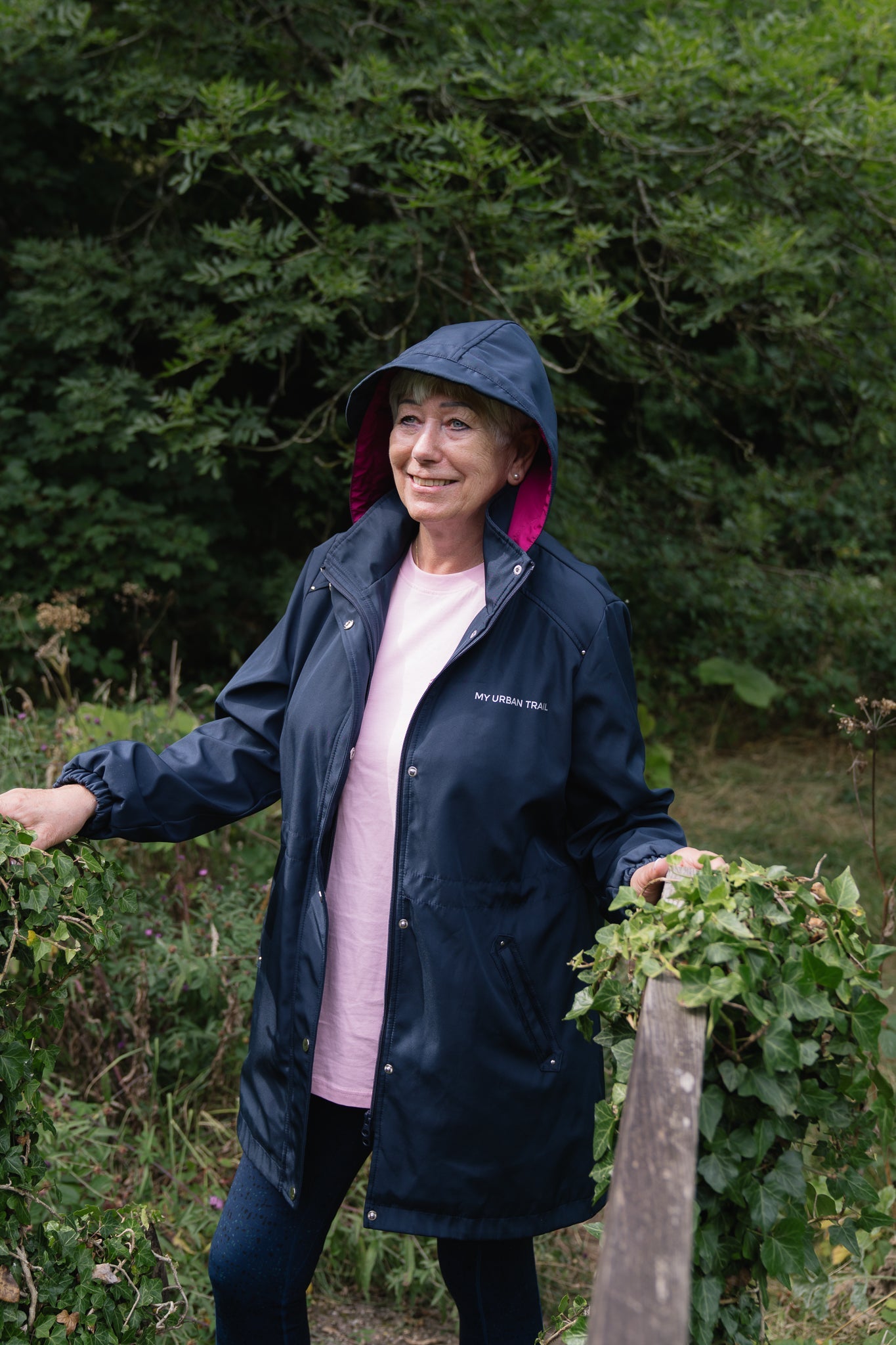 NEW SKYLINE Softshell Long-line Navy Coat My Urban Trail