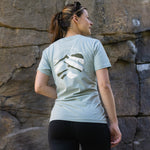 ESCAPE THE ORDINARY Sage Green Mountains T-Shirt My Urban Trail
