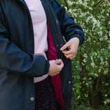 NEW SKYLINE Softshell Long-line Navy Coat