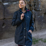 NEW SKYLINE Softshell Long-line Navy Coat