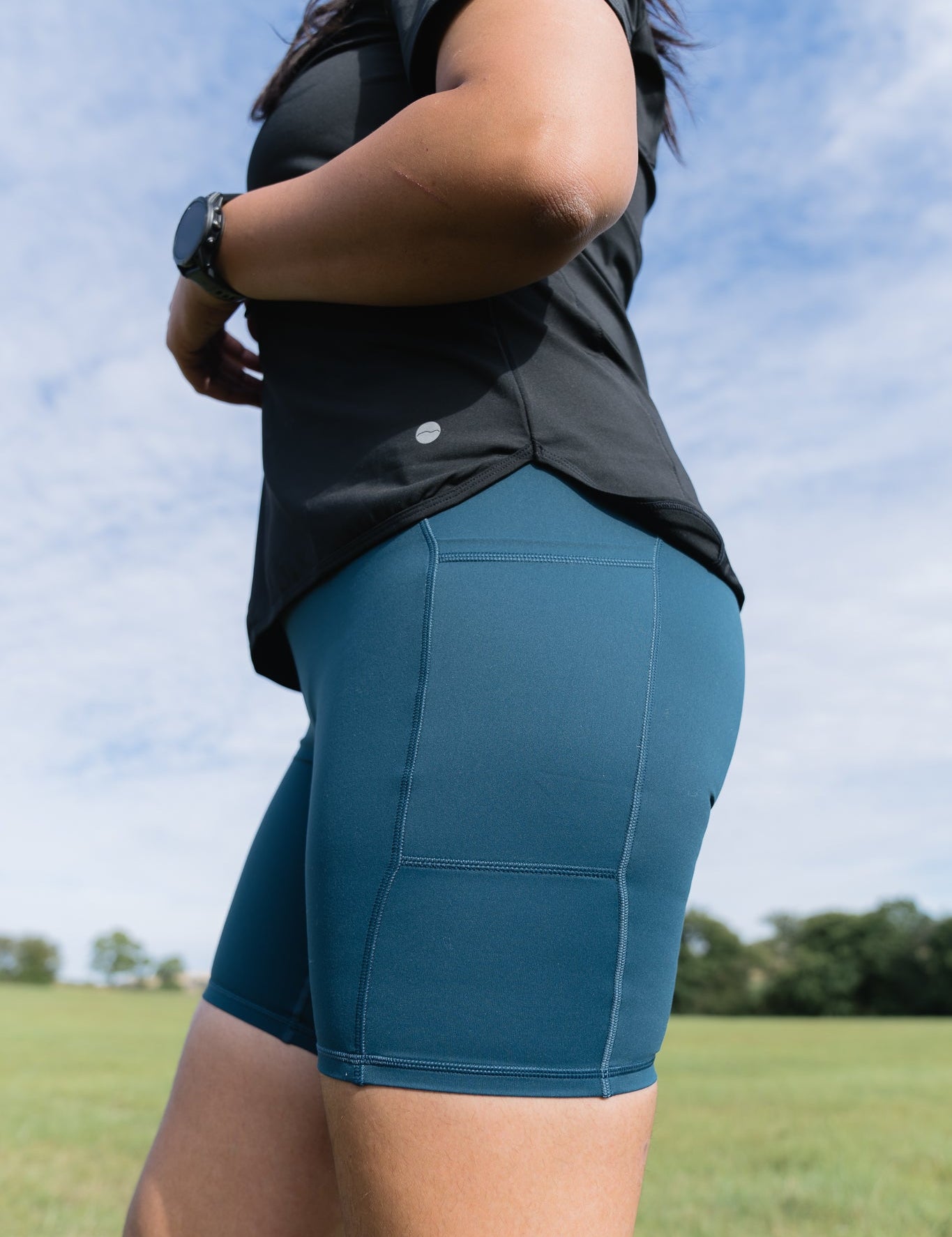 TRAILBLAZER Dark Teal Cycling Shorts My Urban Trail
