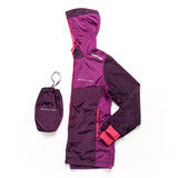 WANDERLUST Purple/Pink Packable Recycled Waterproof Jacket