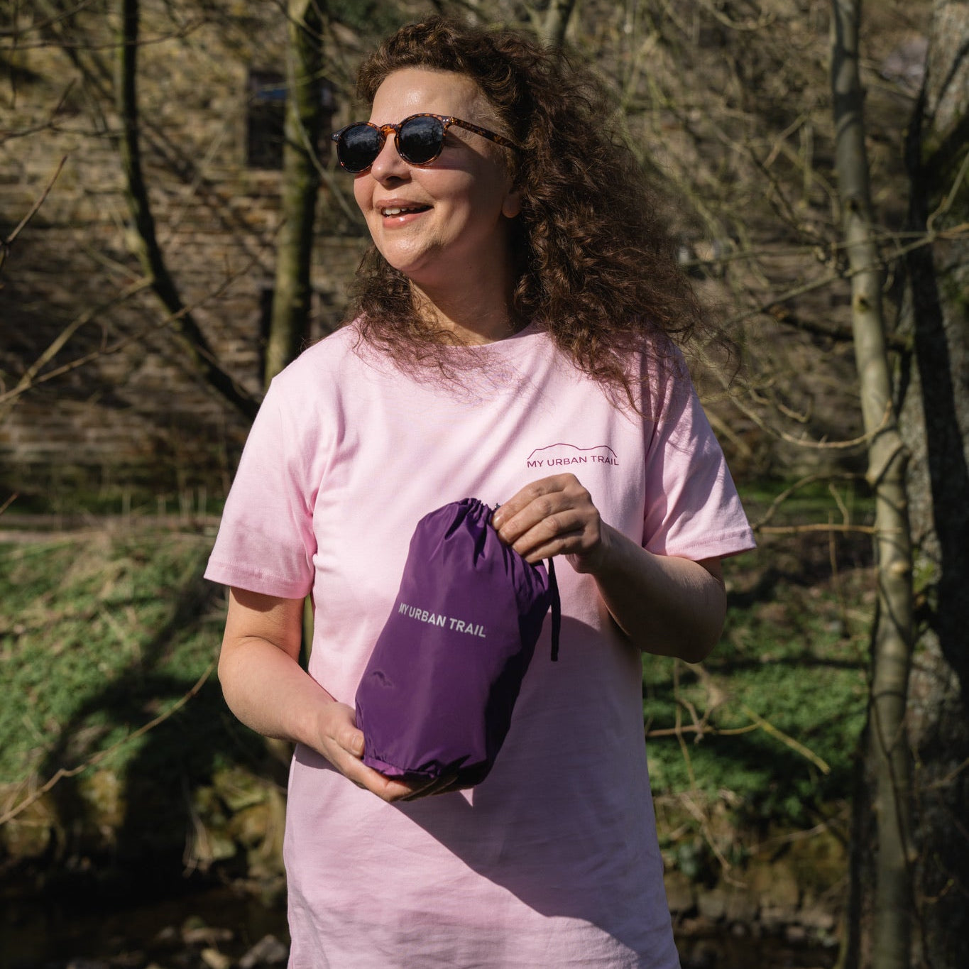 Packable purple waterproof