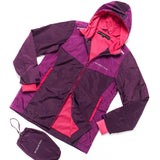 WANDERLUST Purple/Pink Packable Recycled Waterproof Jacket