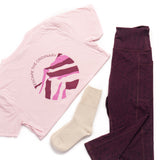NEW CAPRI TRAILBLAZER Plum Dot Print Hiking Leggings