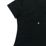 NEW FREEDOM Black V-Neck Sports Top