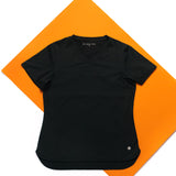 NEW FREEDOM Black V-Neck Sports Top