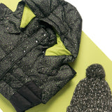 EXPLORE Khaki Print Silhouette Puffer Jacket