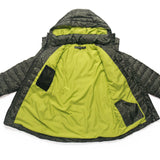 EXPLORE Khaki Print Silhouette Puffer Jacket