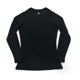 THERMAL Long Sleeve Black Top