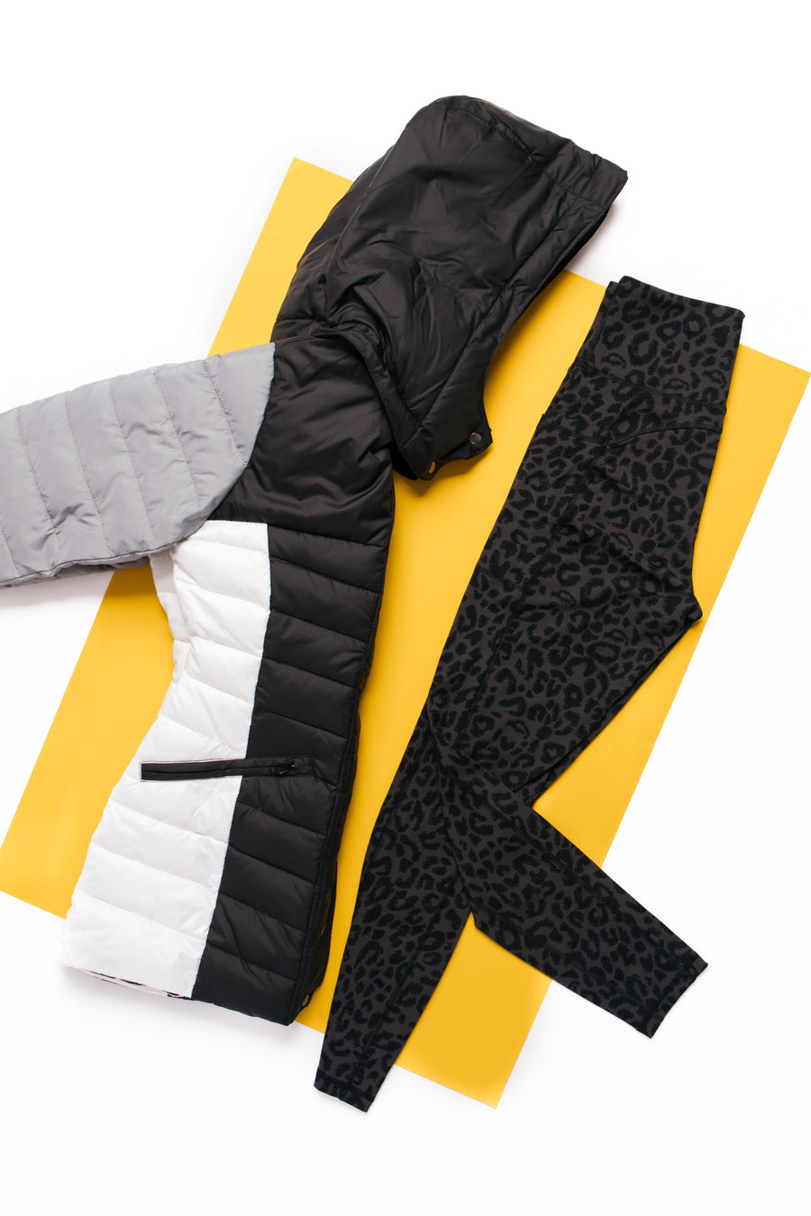 NEW TRAILBLAZER Grey Sketch Leopard Leggings