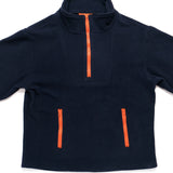 ESCAPE Navy/Orange Oversized Fleece