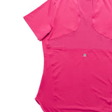 NEW FREEDOM Fuchsia Pink V-Neck Sports Top