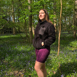 NEW TRAILBLAZER Plum Dot Print Cycling Shorts My Urban Trail