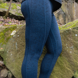 NEW TRAILBLAZER Navy Dot Print Hiking Leggings
