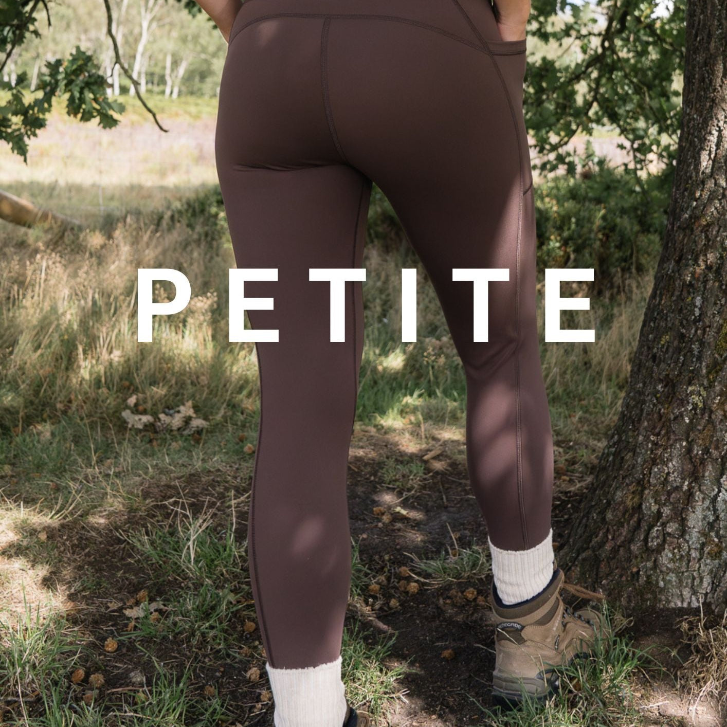 TRAILBLAZER 25'' PETITE Chocolate Hiking Leggings My Urban Trail