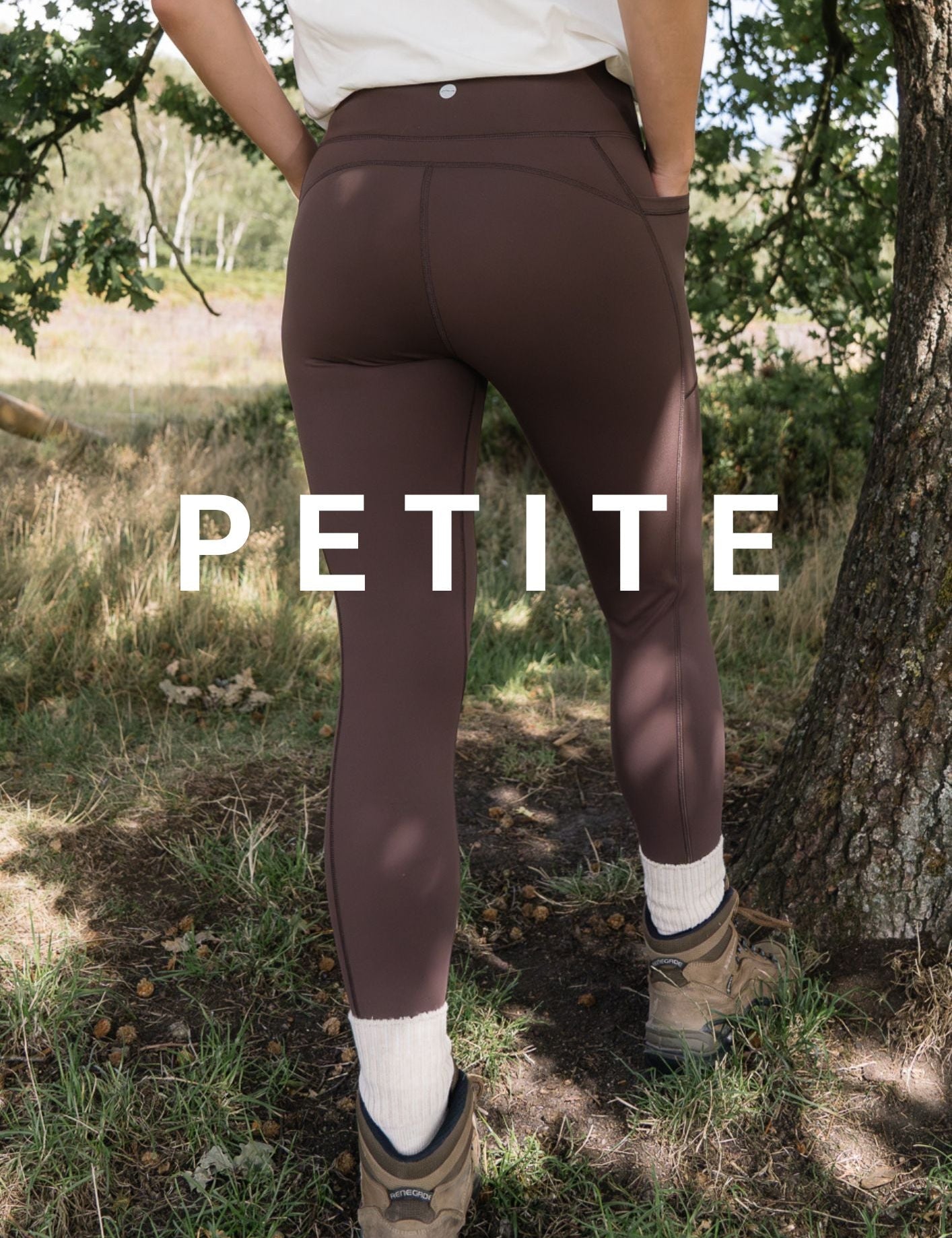 TRAILBLAZER 25'' PETITE Chocolate Hiking Leggings My Urban Trail