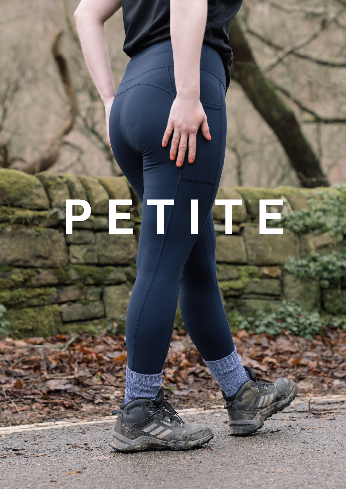 TRAILBLAZER 25'' PETITE Navy Hiking Leggings My Urban Trail